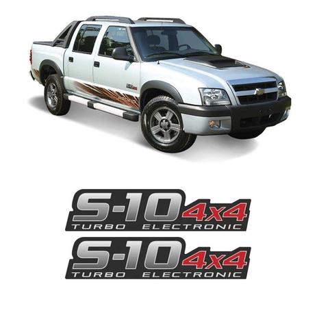 Par Adesivos S10 Rodeio 4x4 Turbo Eletronic Vermelho (Porta) - Sportinox Menor preço em Par Adesivos S10 Rodeio 4x4 Turbo Eletronic Vermelho (Porta) - Sportinox