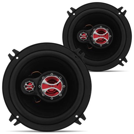 Menor preço em Par Alto Falante Foxer 5” Polegadas 100W RMS 4 Ohms Triaxial Bobina Simples FZ.50P