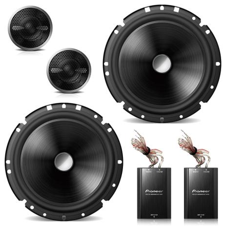 Par Alto Falante Kit 2 Vias Pioneer 220W TS-C170BR Com Crossover Menor preço em Par Alto Falante Kit 2 Vias Pioneer 220W TS-C170BR Com Crossover