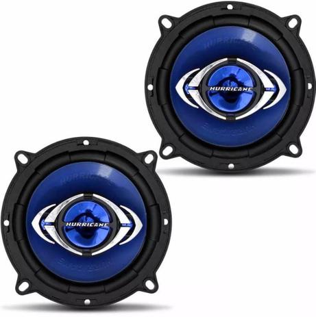 Par Alto Falantes Quadriaxial 5 Pol Azul Hurricane 65W Rms 4 Ohms Menor preço em Par Alto Falantes Quadriaxial 5 Pol Azul Hurricane 65W Rms 4 Ohms