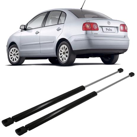 Par Amortecedor Porta Malas Polo Sedan 2001 A 2015 - First option Menor preço em Par Amortecedor Porta Malas Polo Sedan 2001 A 2015 - First option