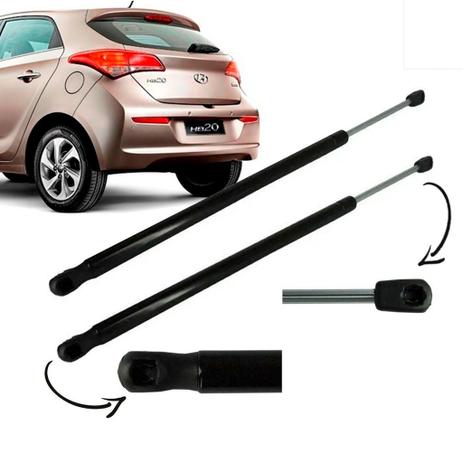 Par Amortecedor Tampa Traseira Porta Mala Hb20 Hatch 12 À 18 - Na Tela é boa?