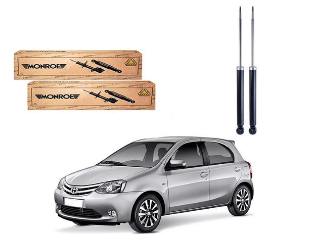 Par amortecedor traseiro monroe original toyota etios 1.3 1.5 2012 a 2016 Menor preço em Par amortecedor traseiro monroe original toyota etios 1.3 1.5 2012 a 2016