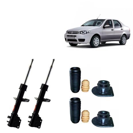 Par Amortecedores Kyb + Kit Sampel Fiat Palio / Siena 2001 a 2009 Exceto Young/ ABS/ Economy - Kayaba steering Menor preço em Par Amortecedores Kyb + Kit Sampel Fiat Palio / Siena 2001 a 2009 Exceto Young/ ABS/ Economy - Kayaba steering