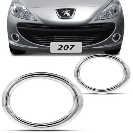 Par Aplique Aro Cromado Farol de Milha Peugeot 207 2008 a 2015 Fácil Instalação - Flash Menor preço em Par Aplique Aro Cromado Farol de Milha Peugeot 207 2008 a 2015 Fácil Instalação - Flash
