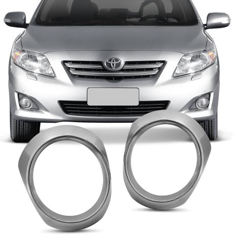 Par Aplique Aro Cromado Farol de Milha Toyota Corolla 2008 a 2011 Fácil Instalação - Flash Menor preço em Par Aplique Aro Cromado Farol de Milha Toyota Corolla 2008 a 2011 Fácil Instalação - Flash