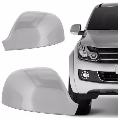 Par Aplique Retrovisor Amarok 10/16 Cromado - New kar Menor preço em Par Aplique Retrovisor Amarok 10/16 Cromado - New kar