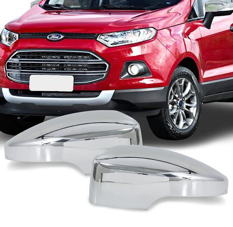 Par Aplique Retrovisor Ecosport 2013 A 2016 Cromado - Shekparts Menor preço em Par Aplique Retrovisor Ecosport 2013 A 2016 Cromado - Shekparts