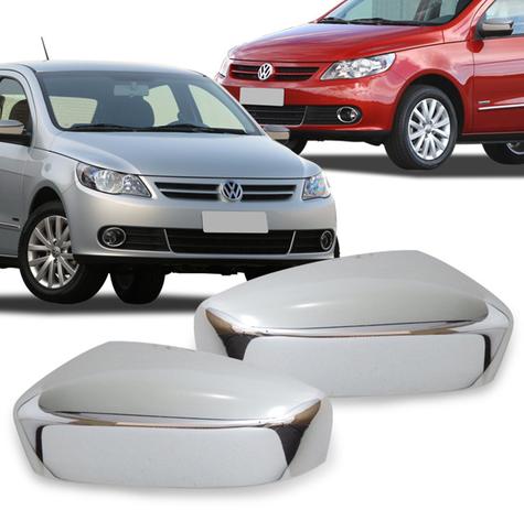 Par Aplique Retrovisor Gol G5 Voyage Sem Pisca Cromado - Shekparts Menor preço em Par Aplique Retrovisor Gol G5 Voyage Sem Pisca Cromado - Shekparts