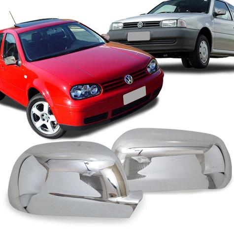 Par Aplique Retrovisor Gol Special 2000 A 2005 Golf 1999 A 2007 Cromado - Shekparts Menor preço em Par Aplique Retrovisor Gol Special 2000 A 2005 Golf 1999 A 2007 Cromado - Shekparts