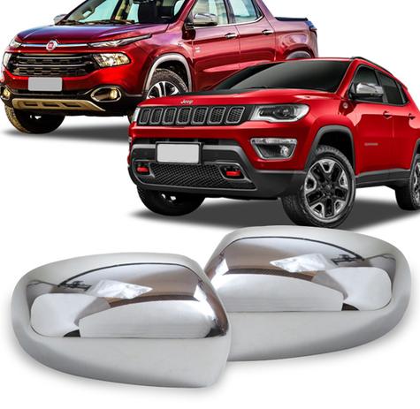 Par Aplique Retrovisor Toro Compass 2016 A 2018 Cromado - Shekparts é boa?