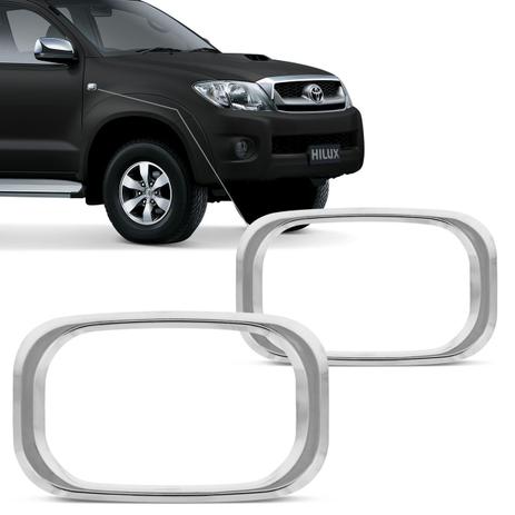 Par Apliques Cromados Pisca Lateral Toyota Hilux SR SRV SW4 05 a 11 Acabamentos e Encaixes Perfeitos - Shekparts Menor preço em Par Apliques Cromados Pisca Lateral Toyota Hilux SR SRV SW4 05 a 11 Acabamentos e Encaixes Perfeitos - Shekparts