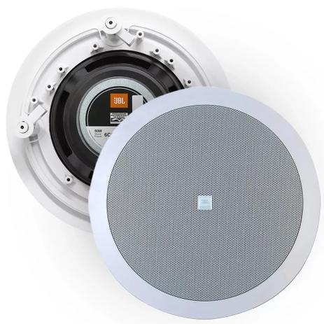 Par - Arandela Redonda JBL 6CO2R Coaxial 6 25W RMS Branca Menor preço em Par - Arandela Redonda JBL 6CO2R Coaxial 6 25W RMS Branca
