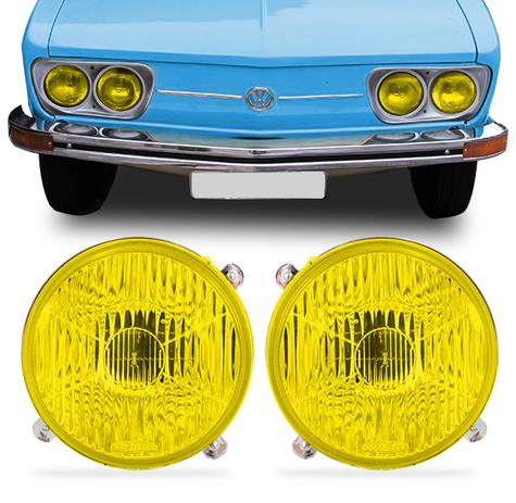 Par Bloco Farol Brasilia Variant 73 74 75 76 77 78 79 80 81 82 Sem Vigia Amarelo - Fortluz Menor preço em Par Bloco Farol Brasilia Variant 73 74 75 76 77 78 79 80 81 82 Sem Vigia Amarelo - Fortluz