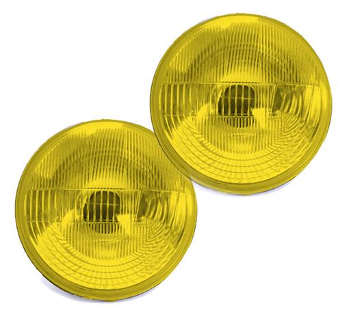 Par Bloco Farol Universal Lente Estriada Com Vigia Amarelo 180mm - Fortluz Menor preço em Par Bloco Farol Universal Lente Estriada Com Vigia Amarelo 180mm - Fortluz