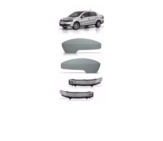 Par capa + pisca retrovisor voyage g6 no primer pra pintura - Metagal Menor preço em Par capa + pisca retrovisor voyage g6 no primer pra pintura - Metagal