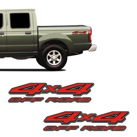 Par De Adesivos 4x4 Off Road Nissan Frontier Borda Cinza - Sportinox Menor preço em Par De Adesivos 4x4 Off Road Nissan Frontier Borda Cinza - Sportinox