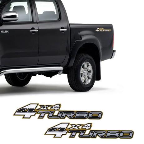 Menor preço em Par de Adesivos Hilux 2005/2008 4x4 Turbo Dourado - Sportinox