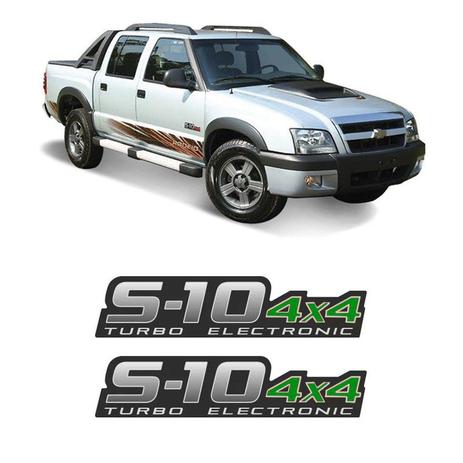 Par de Adesivos S10 Rodeio 4x4 Turbo Eletronic Verde (Porta) - Sportinox Menor preço em Par de Adesivos S10 Rodeio 4x4 Turbo Eletronic Verde (Porta) - Sportinox