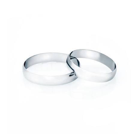Par de Aliança de Casamento em Ouro Branco 18k 3,5mm ta35 - Joiasgold Menor preço em Par de Aliança de Casamento em Ouro Branco 18k 3,5mm ta35 - Joiasgold