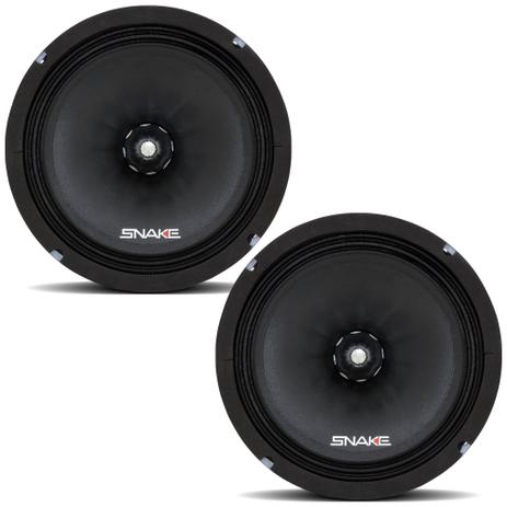 Par de Alto Falantes Woofer Médio Grave Snake Pro 8 Polegadas ESV 220 8 Ohms Menor preço em Par de Alto Falantes Woofer Médio Grave Snake Pro 8 Polegadas ESV 220 8 Ohms