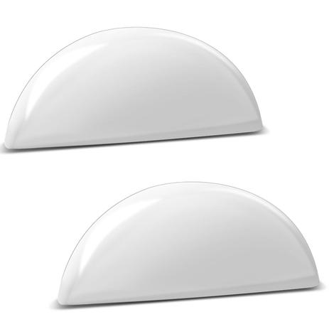 Menor preço em Par de Apliques Cromados Maçaneta Externa Peugeot 206 e 207 1999 a 2017 2 Portas Encaixe Sob Medida - Serauto