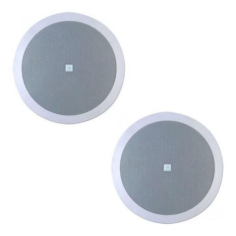 Par de Caixas de Som Arandela JBL 6FR2R Redonda Branca - 50 Watts RMS Menor preço em Par de Caixas de Som Arandela JBL 6FR2R Redonda Branca - 50 Watts RMS