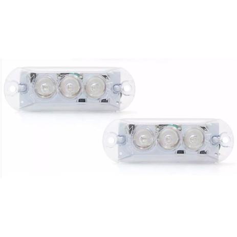 Par de Faróis Automotivo Strobo 7 Cores em LED AJK Sound Menor preço em Par de Faróis Automotivo Strobo 7 Cores em LED AJK Sound