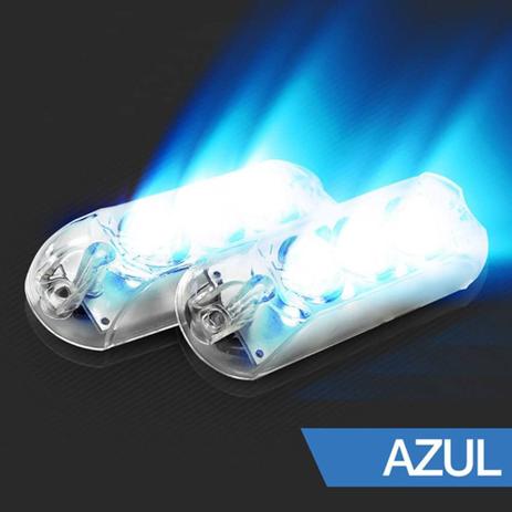 Par De Faróis Strobos Ajk Sound Vittro - Led Azul Menor preço em Par De Faróis Strobos Ajk Sound Vittro - Led Azul