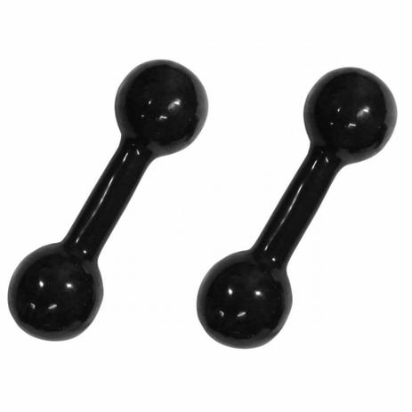 Par de Halteres 1kg Cada Emborrachado Cor Preto Mega Peso Menor preço em Par de Halteres 1kg Cada Emborrachado Cor Preto Mega Peso
