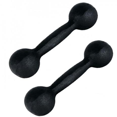 Par de Halteres em Ferro Fundido 4kg Cada Pintado Preto Mega Peso Menor preço em Par de Halteres em Ferro Fundido 4kg Cada Pintado Preto Mega Peso