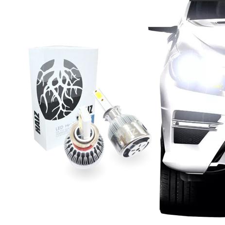 Par de Lâmpada Super Led H3 6000K 36W Efeito Xenon Com Cooler - Haiz Menor preço em Par de Lâmpada Super Led H3 6000K 36W Efeito Xenon Com Cooler - Haiz
