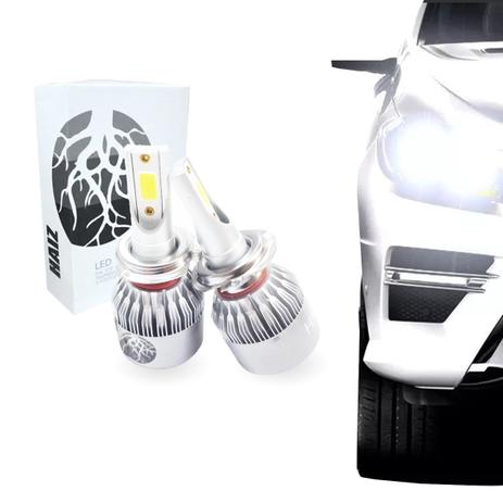 Par de Lâmpada Super Led H7 6000K 36W Efeito Xenon Com Cooler - Haiz Menor preço em Par de Lâmpada Super Led H7 6000K 36W Efeito Xenon Com Cooler - Haiz