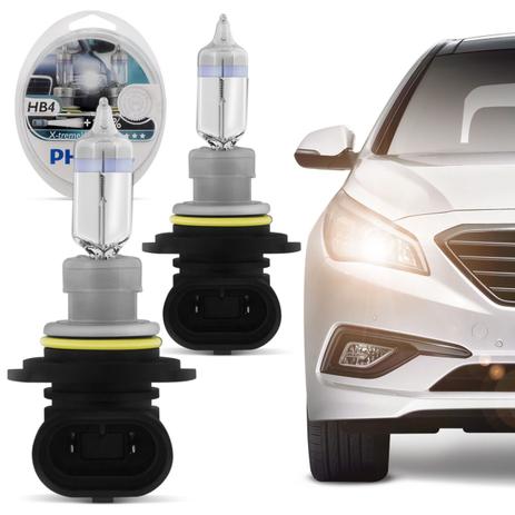 Par de Lâmpadas Philips Xtreme Vision HB4 3350K Dobro de Alcance Efeito Xênon Menor preço em Par de Lâmpadas Philips Xtreme Vision HB4 3350K Dobro de Alcance Efeito Xênon