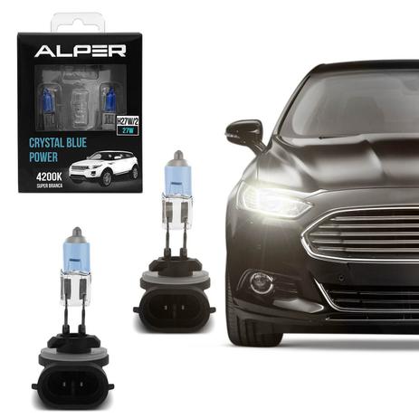 Par de Lâmpadas Super Branca H27 W2 4200K 12V 27W Alper Crystal Blue Power é boa?