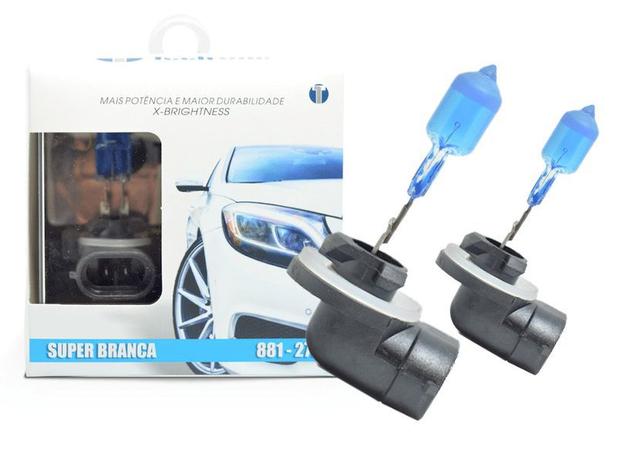 Par de Lâmpadas Super Branca Tech One H27 (881) 27w 8500k Menor preço em Par de Lâmpadas Super Branca Tech One H27 (881) 27w 8500k