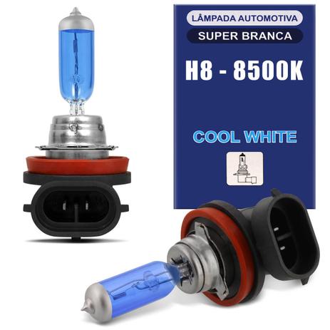 Par De Lâmpadas Super Brancas H8 8500K 12V Efeito Xenon - Prime Menor preço em Par De Lâmpadas Super Brancas H8 8500K 12V Efeito Xenon - Prime
