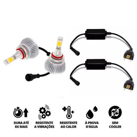 Par de  Lâmpadas SUPER LED H4  6000K Santo Andre - ABC - SP - Super branca é boa?