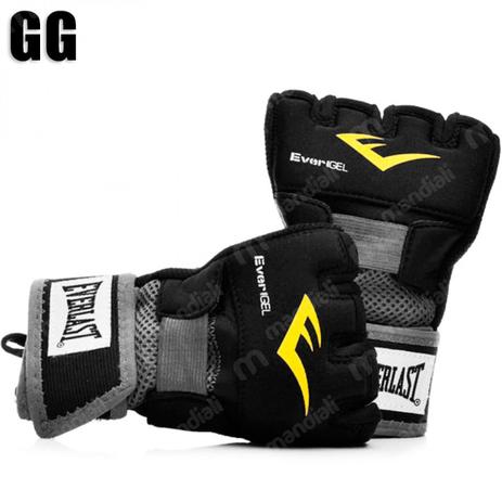 Par de Luvas Evergel Hand Wraps Tamanho Gg Preta Everlast Menor preço em Par de Luvas Evergel Hand Wraps Tamanho Gg Preta Everlast