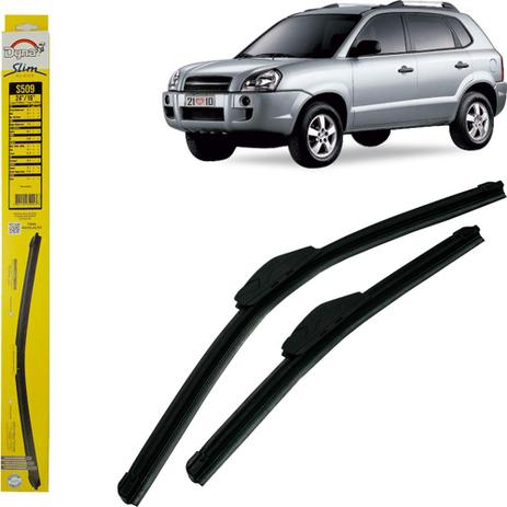 Par De Palheta Dianteira Slim Dyna S509 Tucson 04 05 06 A 18 Menor preço em Par De Palheta Dianteira Slim Dyna S509 Tucson 04 05 06 A 18
