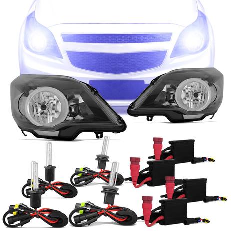 Par Farol Agile 2009 a 2015 Montana 2011 a 2019 Máscara Negra + 2 Kit Xênon 8000K - Kit prime Menor preço em Par Farol Agile 2009 a 2015 Montana 2011 a 2019 Máscara Negra + 2 Kit Xênon 8000K - Kit prime
