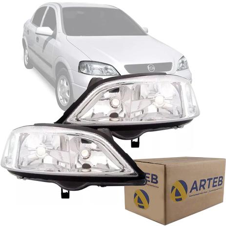 Par Farol Astra 1998 1999 2000 2001 2002 Foco Duplo Cromado Original (Arteb) Menor preço em Par Farol Astra 1998 1999 2000 2001 2002 Foco Duplo Cromado Original (Arteb)