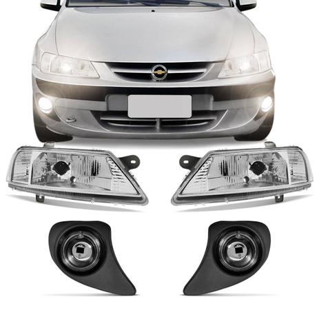 Par Farol Celta 1999 a 2006 Foco Simples + Kit Farol de Milha Auxiliar Neblina - Prime Menor preço em Par Farol Celta 1999 a 2006 Foco Simples + Kit Farol de Milha Auxiliar Neblina - Prime