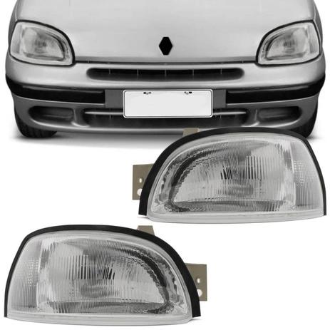 Par Farol Clio 1996 1997 1998 1999 Foco Simples Pisca Integrado - Prime Menor preço em Par Farol Clio 1996 1997 1998 1999 Foco Simples Pisca Integrado - Prime