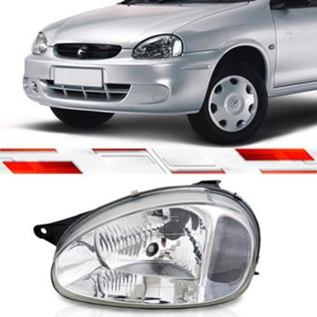 Par farol corsa até 2010 hatch pickup sedan wagon carcaça preta moldura metalizada - Arteb Menor preço em Par farol corsa até 2010 hatch pickup sedan wagon carcaça preta moldura metalizada - Arteb