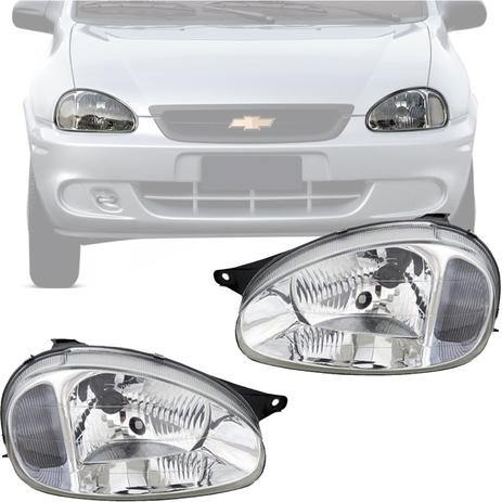 Par Farol Corsa Classic Pickup Sedan Wagon 05 06 2007 2008 2009 2010 Carcaça Preta Original (Arteb) Menor preço em Par Farol Corsa Classic Pickup Sedan Wagon 05 06 2007 2008 2009 2010 Carcaça Preta Original (Arteb)