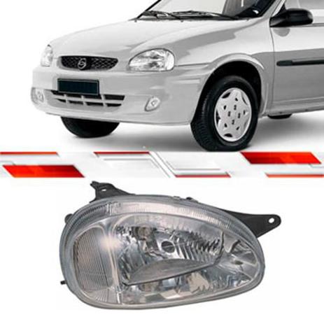 Par farol corsa hatch sedan pisca amarelo - Orgus Menor preço em Par farol corsa hatch sedan pisca amarelo - Orgus
