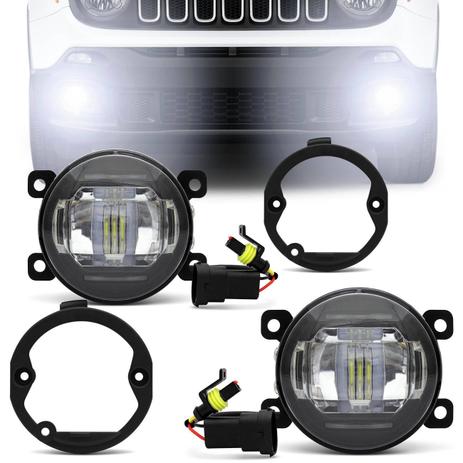 Par Farol de Milha 3 LEDs DRL Jeep Renegade 2016 2017 2018 - Shocklight é ruim? Par Farol de Milha 3 LEDs DRL Jeep Renegade 2016 2017 2018 - Shocklight é boa?