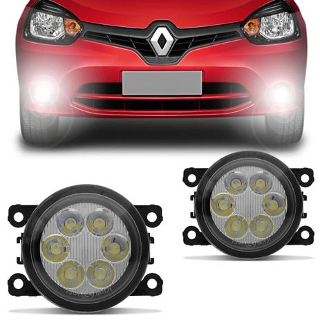 Par Farol de Milha 6 LEDs Clio 2013 2014 2015 2016 Auxiliar Neblina - Prime Menor preço em Par Farol de Milha 6 LEDs Clio 2013 2014 2015 2016 Auxiliar Neblina - Prime