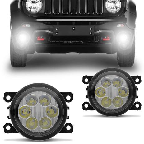 Par Farol de Milha 6 LEDs Jeep Renegade 2016 2017 2018 Auxiliar Neblina - Shocklight é boa?